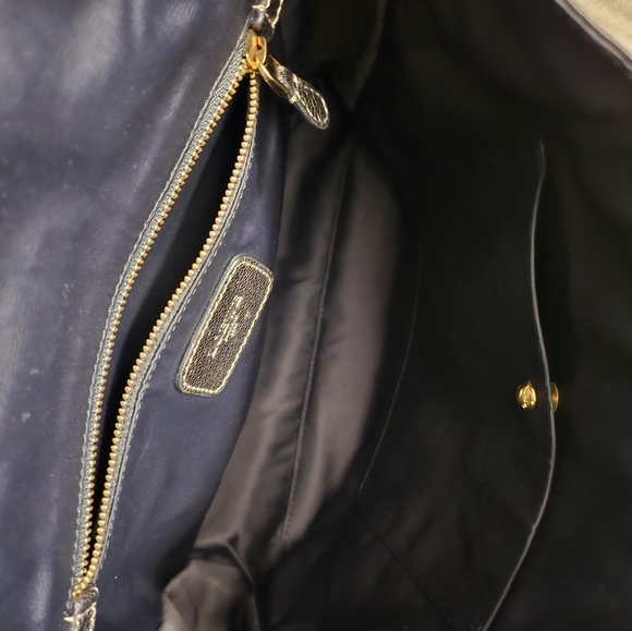 Authentic Loewe anagram metallic silver gray handbag - Picture 3 of 9